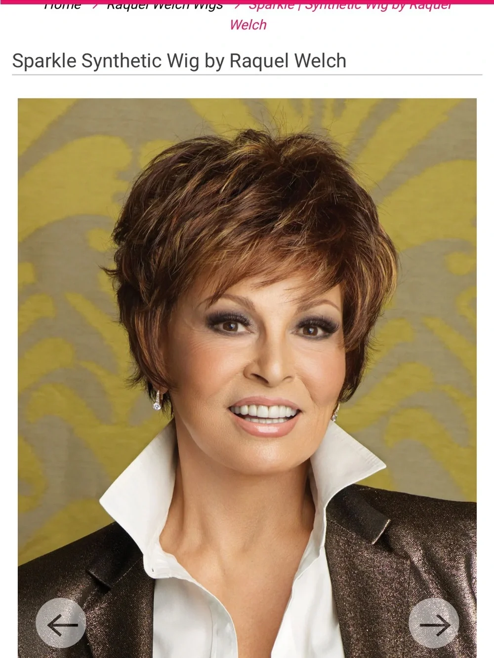 Raquel Welch pixie from